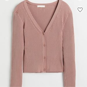Rib-Knit Cardigan